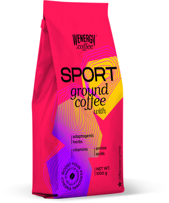 SPORT 1 кг Створіть свою власну індивідуальну Specialty каву з адаптогенними травами, амінокислотами, вітамінами та функціональними добавками для підвищення енергії та витривалості. 12358 фото