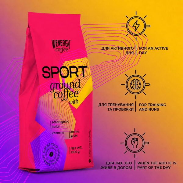 SPORT Pre-Workout Drip Coffee, 8-pack