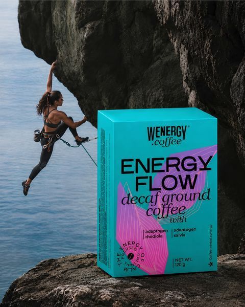 Дріп кава без кофеїну ENERGY FLOW  WEC-EFL-GR-DP-120 фото