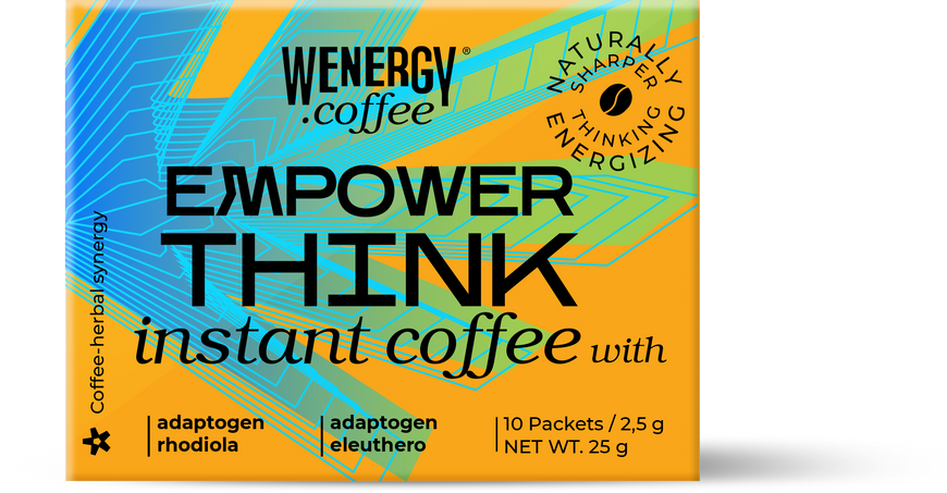 EMPOWER THINK  Instant Coffee Box with Adaptogenic Herbs