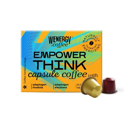 EMPOWER THINK  Coffee Pods Box with adaptogenic herbs